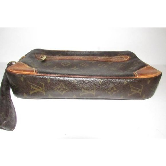 Louis Vuitton Brown Marly Dragonne Clutch Wristlet - Picture 4 of 11